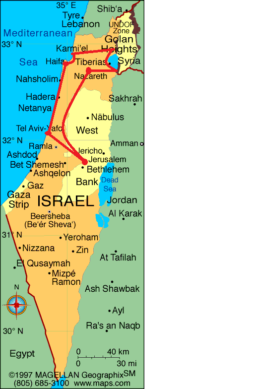 Traseu Israel